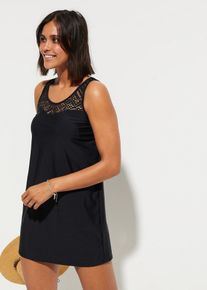 bonprix Tankini (2-tlg.Set), schwarz, Gr.52, Bedeckender Tankini in Langgr&ouml;sse aus schnelltrocknendem Material