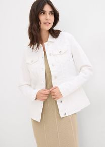 bonprix Jeansjacke, wei&szlig;, Gr.34, Sch&ouml;ne Jeansjacke, 98% Baumwolle