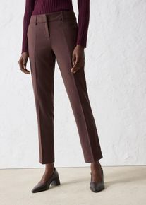 bonprix Schmale Hose mit weichem Wollanteil, braun, Gr.38, weiche schmale Hose mit Wolle, aus Wolle