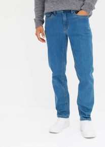 bonprix Regular Fit Stretch-Jeans Straight (2er Pack), blau, Gr.46, Stretch-Jeans im Five-Pocket-Form mit Kontrastn&auml;hten, blau denim: 79% Baumwolle (organic)