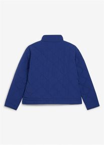 bonprix Steppjacke mit leichter Wattierung, blau, Gr.164, Moderne Steppjacke mit verstellbarem Tunnelzug am Saum und schicken Paspeltaschen f&uuml;r einen stylischen Auftritt
