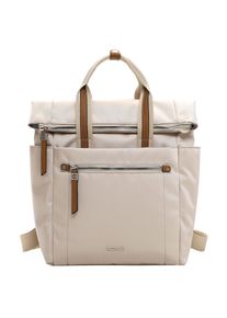 Emily & Noah Rucksack EMILY & NOAH "Rucksack E&N Esther", Damen, Gr. B/H/T: 25cm x 34cm x 13cm, beige (beige 400), Polyester, Rucks&auml;cke Rucksack
