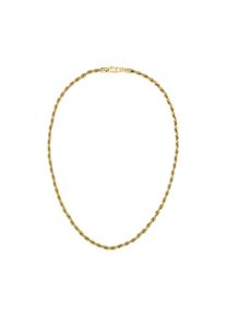 Edelstahlkette BOSS "MYLES", gelbgoldfarben, Halsketten, Herren, Edelstahl, L: 56 B: 5mm, Edelstahlkette, B:5mm