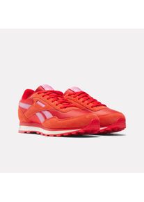 Sneaker Reebok CLASSIC "CLASSIC AZ", M&auml;dchen, Gr. 37, sportrot, playfulpink, chalk, Leder, Synthetik, Textil, Schuhe Sneaker