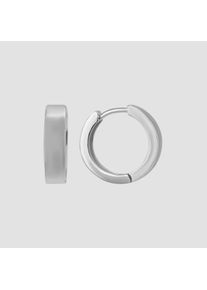 Adelia&acute;s Paar Creolen ADELIA&acute;S "Unisex Ohrringe &iquest; Klappcreole aus 925 Silber", silber, Ohrringe, Damen, Silber 925 (Sterlingsilber), Paar Creolen