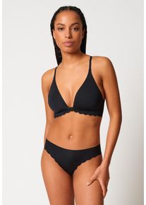 B&uuml;gelloser BH Skiny "Sensation", Damen, Gr. 80, Cup C, schwarz, Obermaterial: 56% Polyamid, 44% Elasthan, unifarben, BHs B&uuml;gelloser BH