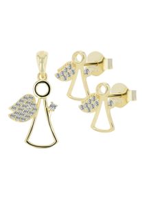 Adelia&acute;s Kettenanh&auml;nger ADELIA&acute;S "Damen Anh&auml;nger &iquest; Anh&auml;nger aus 925 Silber", gold, Schmuckanh&auml;nger, Damen, Kettenanh&auml;nger