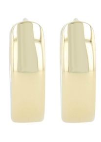 Adelia&acute;s Paar Creolen ADELIA&acute;S "Damen Ohrringe &iquest; Klappcreole aus 925 Silber", gold, Ohrringe, Damen, Silber 925 (Sterlingsilber), Paar Creolen