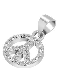 Adelia&acute;s Kettenanh&auml;nger ADELIA&acute;S "Damen Anh&auml;nger aus 925 Silber mit Zirkonia", silber, Schmuckanh&auml;nger, Damen, Kettenanh&auml;nger