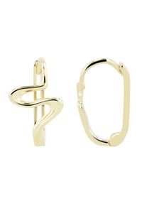 Adelia&acute;s Paar Creolen ADELIA&acute;S "Damen Ohrringe &iquest; Klappcreole aus 925 Silber", gold, Ohrringe, Damen, Silber 925 (Sterlingsilber), Paar Creolen