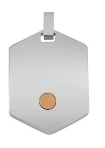 Adelia&acute;s Kettenanh&auml;nger ADELIA&acute;S "Unisex Anh&auml;nger aus Edelstahl", silber, Schmuckanh&auml;nger, Damen, Edelstahl, Kettenanh&auml;nger