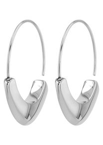 Adelia&acute;s Paar Creolen ADELIA&acute;S "Damen Ohrringe &iquest; Creole aus Edelstahl", silber, Ohrringe, Damen, Edelstahl, Paar Creolen