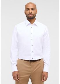 Langarmhemd Eterna "MODERN FIT", Damen, Gr. 39, Normalgr&ouml;&szlig;en, wei&szlig;, 100% Baumwolle, tailliert, Manschette, Hemden Langarmhemd, NON IRON (b&uuml;gelfrei)