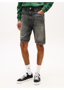 Shorts Tommy Jeans "OTIS", Damen, Gr. 31, N-Gr, denim schwarz, Denim/Jeans, Obermaterial: 100% Baumwolle, unifarben, regular fit kurz, Hosen Shorts, Regular fit mit Taschen