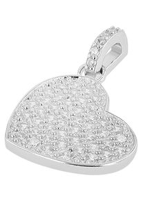 Adelia&acute;s Herzanh&auml;nger ADELIA&acute;S "Damen Anh&auml;nger &iquest; Herzanh&auml;nger aus 925 Silber mit Zirkonia", silber, Schmuckanh&auml;nger, Damen, Herzanh&auml;nger