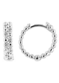 Adelia&acute;s Paar Creolen ADELIA&acute;S "Damen Ohrringe &iquest; Creole aus 925 Silber mit Zirkonia", silber, Ohrringe, Damen, Silber 925 (Sterlingsilber), Paar Creolen