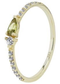 Adelia&acute;s Fingerring ADELIA&acute;S "Damen Ring aus 333 Gold mit Zirkonia" Gr. 54, gold, Fingerringe, Damen, 54, Fingerring