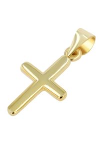 Adelia&acute;s Kettenanh&auml;nger ADELIA&acute;S "Unisex Anh&auml;nger &iquest; Kreuzanh&auml;nger aus 925 Silber", gold, Schmuckanh&auml;nger, Damen, Kettenanh&auml;nger