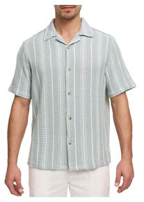 Kurzarmhemd INDICODE "INPoipu", Damen, Gr. XXL, N-Gr, sea spray, Web, Obermaterial: 70% Baumwolle, 30% Polyester, unifarben, regular fit, Hemden Kurzarmhemd