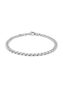 Panzerarmband Amor, silberfarben, Armb&auml;nder, Damen, 21cm, Silber 925 (Sterlingsilber), Panzerarmband