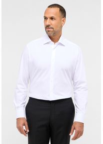 Langarmhemd Eterna "MODERN FIT", Damen, Gr. 45, Normalgr&ouml;&szlig;en, wei&szlig;, Twill, 46% Baumwolle, 8% Elasthan, 46% Polyester, tailliert, Manschette, Hemden Langarmhemd, NON IRON (b&uuml;gelfrei)