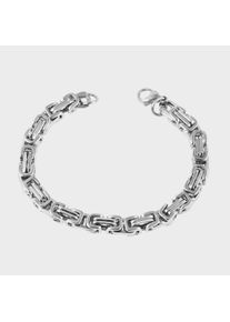 Adelia&acute;s Gliederarmband ADELIA&acute;S "Unisex Armband &iquest; Gliederarmband aus Edelstahl 20 cm" Gr. 20, silber, Armb&auml;nder, Damen, Edelstahl, Gliederarmband