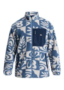 Fleecepullover Quiksilver "Clean Coast", Damen, Gr. XL, china blau desert checker, Obermaterial: 100% Microfaser;, Sweatshirts Fleecepullover