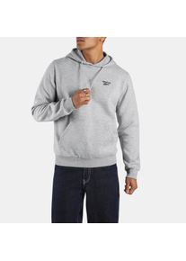 Kapuzensweatshirt Reebok "NOAH SMALL LOGO HOODY", Damen, Gr. S, light grau marl, Obermaterial: 60% Baumwolle, 40% Polyester, Sweatshirts Kapuzensweatshirt