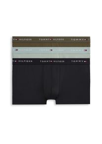 Trunk "DTM", Damen, Gr. XXL (56), 3 Stk., schwarz, mint grau, army gr&uuml;n, Jersey, Obermaterial: 87% Polyester, 13% Elasthan, Tommy Hilfiger Underwear, k&ouml;rpernah, Unterhosen Trunk