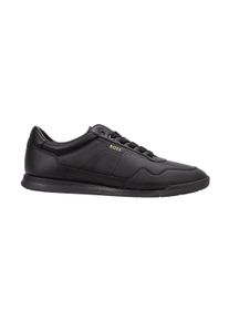 Sneaker BOSS "Sneaker Nitan ltpf", Herren, Gr. 41, schwarz, Obermaterial: 100% Rindsleder Leather cow. Futter: 100% Textilmaterial TEXMAT. 100% sonstige Fasern AF., Schuhe Sneaker