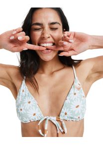 Triangel-Bikini-Top Roxy "Dream Floral Revo Tiki Tri", Damen, Gr. XS, Cup B, laurel gr&uuml;n dream big floral, Obermaterial: 87% Nylon, 13% Elasthan;, Bikini-Oberteile Triangel-Bikini-Top