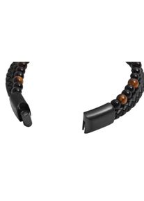 Adelia&acute;s Armband ADELIA&acute;S "Unisex Armband aus Leder mit Perle 23 cm" Gr. 23, schwarz, Armb&auml;nder, Damen, Blacklist, Armband