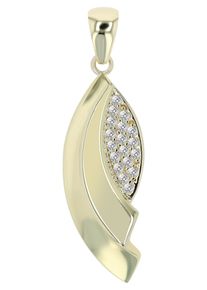 Adelia&acute;s Kettenanh&auml;nger ADELIA&acute;S "Damen Anh&auml;nger aus 333 Gold mit Zirkonia", gold, Schmuckanh&auml;nger, Damen, Kettenanh&auml;nger