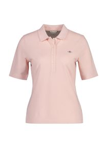 Poloshirt Gant "Poloshirt SLIM SHIELD PIQUE POLO 1er Pack", Damen, Gr. M, pink (rosa), Obermaterial: 100% Baumwolle CO., Shirts Poloshirt
