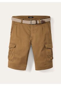 Walbusch Extraglatt G&uuml;rtel Cargo-Bermudas