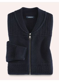 Walbusch Zip-Jacke Strukturmix