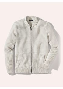 Walbusch Zip-Jacke Strukturmix