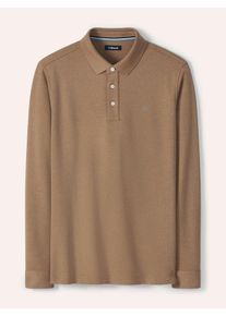 Walbusch Jacquard Langarmpolo