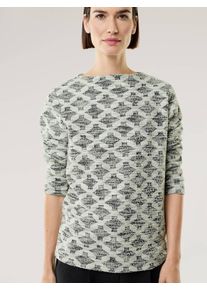 Walbusch Boucle Sweatshirt Kaminkragen