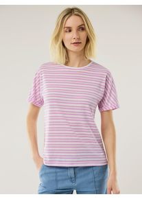 Walbusch Kimonoshirt Ringelstruktur