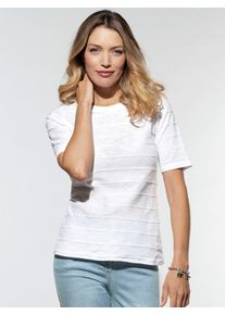 Walbusch Baumwollshirt Streifenstruktur