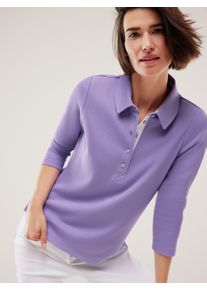 Walbusch Poloshirt Strukturmuster