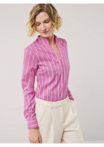 Walbusch Extraglatt-Bluse Kelchkragen