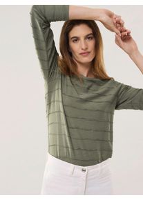 Walbusch Baumwollshirt Streifenstruktur LA