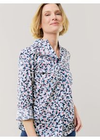 Walbusch Extraglatt-Bluse Kelchkragen