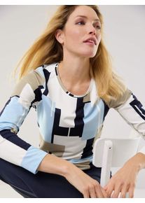Walbusch Viskoseshirt Geometric