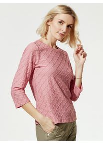 Walbusch Baumwollshirt Strukturmuster