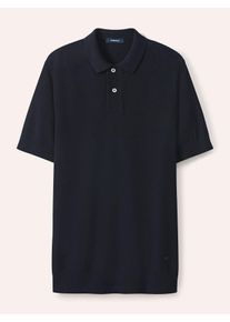 Walbusch Strickpolo Klimastruktur