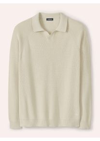 Walbusch Gerippter Polopullover