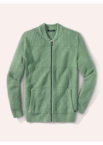 Walbusch Zip-Jacke Strukturmix